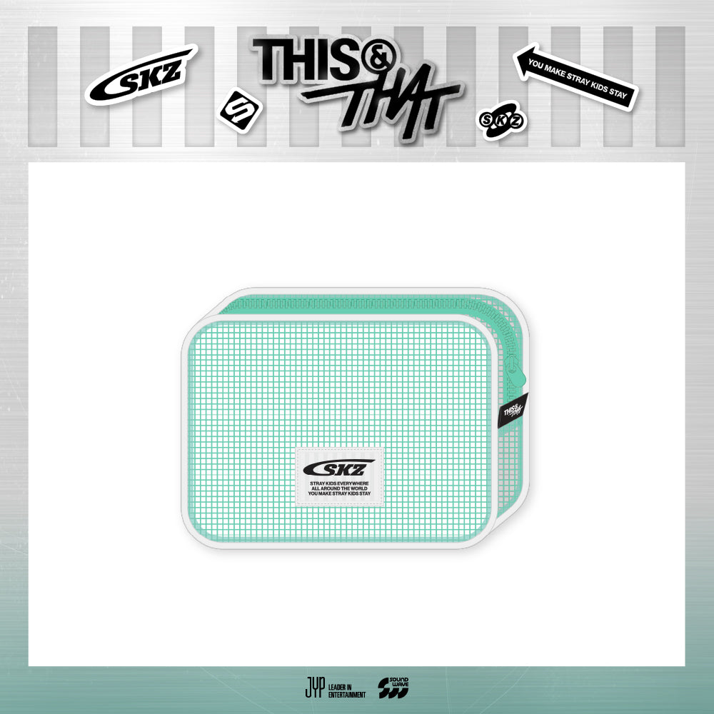 STRAY KIDS [THIS & THAT] POP-UP STORE OFFICIAL MD - 05. MESH POUCH (WEEK 1) (PRE-ORDER)