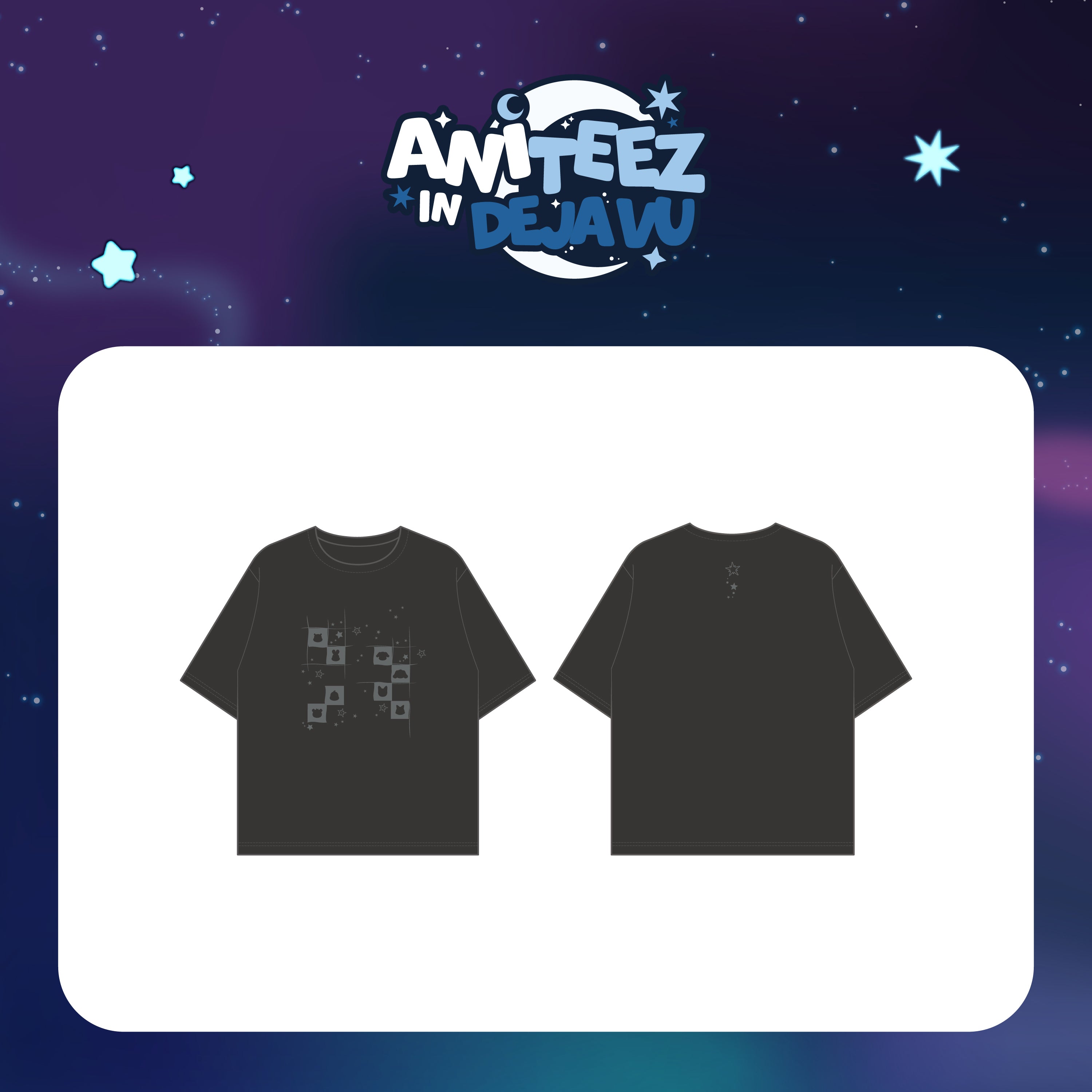 ATEEZ X ANITEEZ POP-UP [ANITEEZ IN DEJA VU] OFFICIAL MD - 09. T-SHIRT (PRE-ORDER)