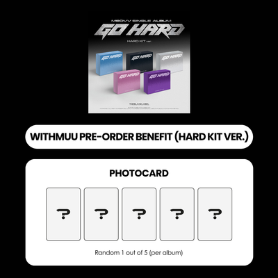 MEOVV SINGLE ALBUM - GO HARD (HARD KIT VER.) + WITHMUU PHOTOCARD (PRE-ORDER)