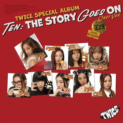 TWICE SPECIAL ALBUM - TEN: THE STORY GOES ON (CAST VER.) (PRE-ORDER)