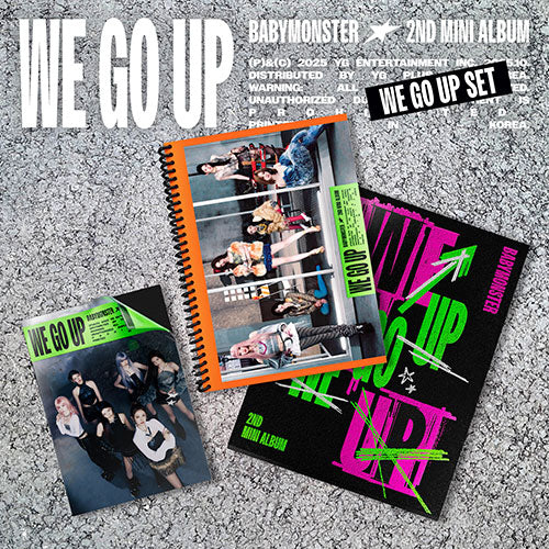 BABYMONSTER 2ND MINI ALBUM - WE GO UP + WITHMUU PHOTOCARD (PRE-ORDER)