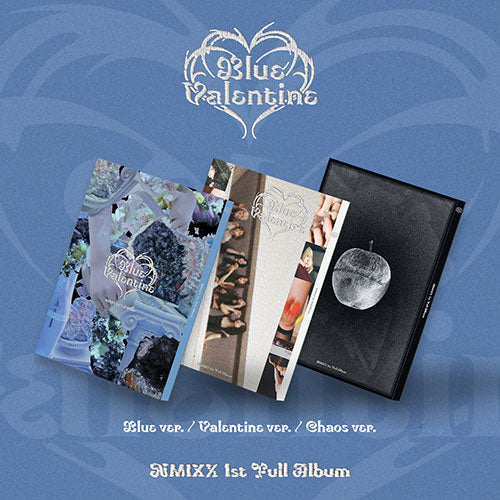 NMIXX 1ST ALBUM - BLUE VALENTINE + APPLEMUSIC PHOTOCARD + PHOTO
