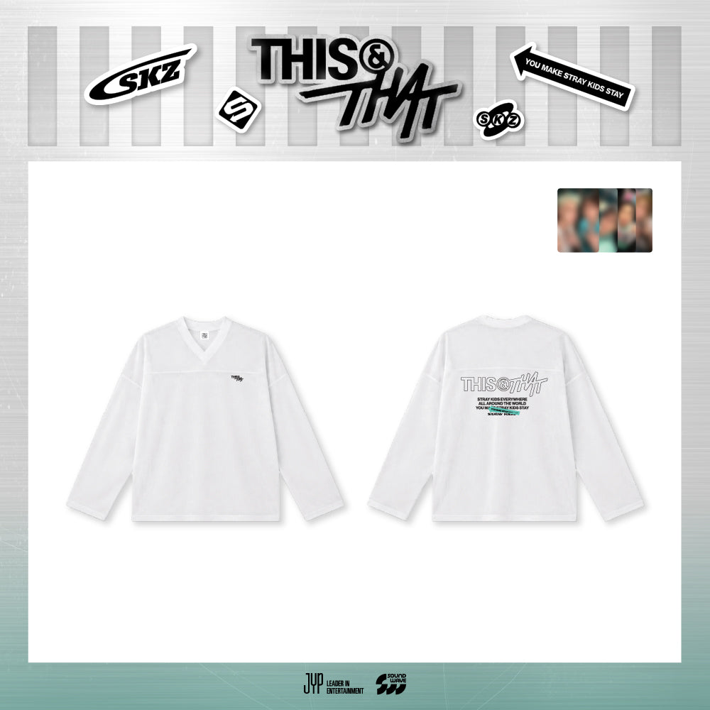STRAY KIDS [THIS & THAT] POP-UP STORE OFFICIAL MD - 10. MESH LONG SLEEVE (WEEK 1) (PRE-ORDER)