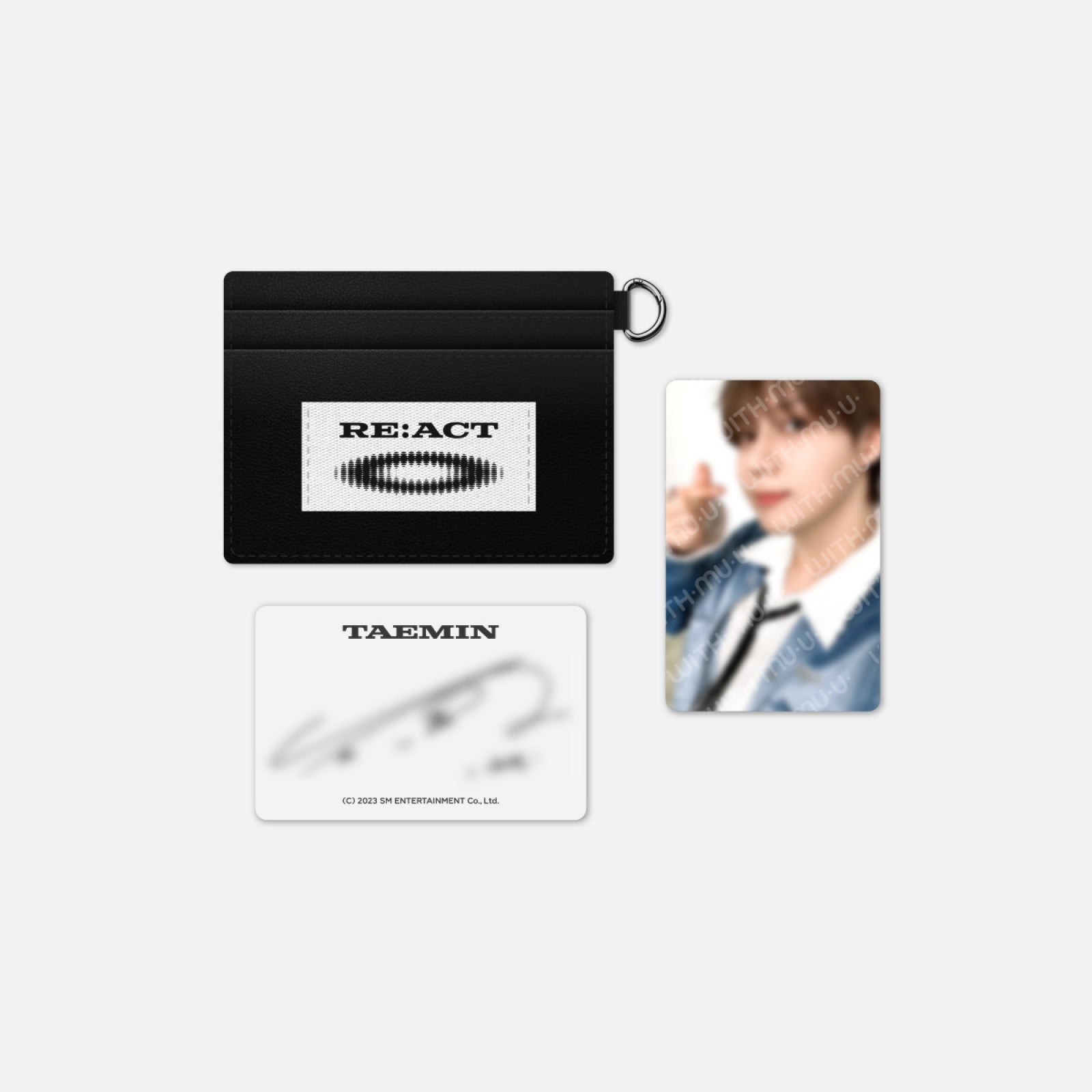 TAEMIN 2023 FANMEETING [RE:ACT] 2ND OFFICIAL MD - 02. CARD WALLET + PHOTO CARD SET