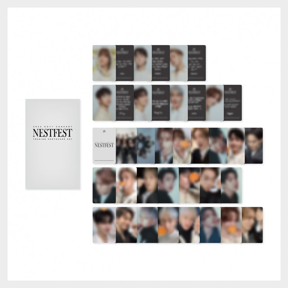 GOT7 2025 CONCERT [NESTFEST] OFFICIAL MD - 05. RANDOM TRADING PHOTO CARD SET