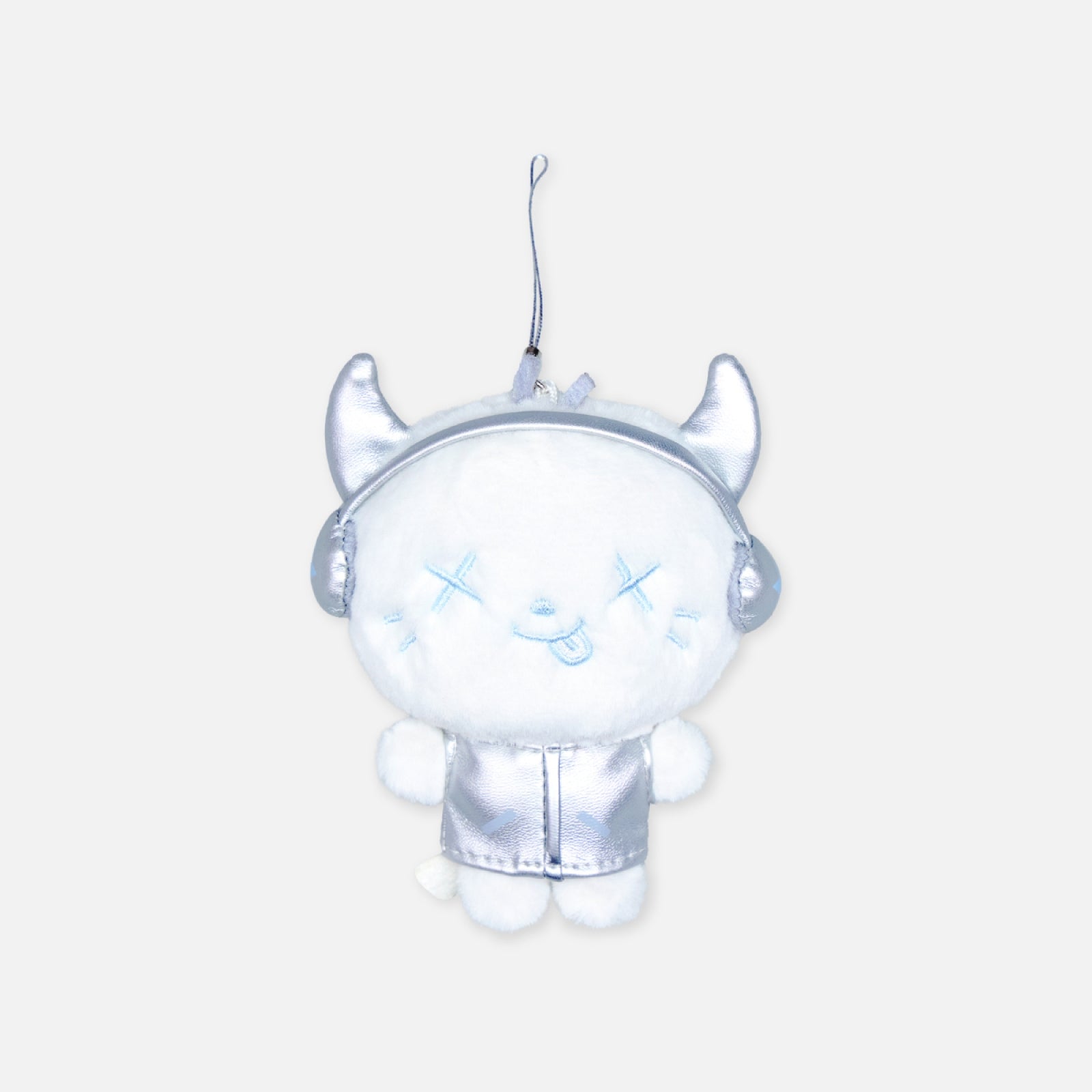AESPA 2025-26 LIVE TOUR [SYNK : AEXIS LINE] OFFICIAL MD - 09. FANLIGHT DOLL KEY RING (SILVER VER.) (PRE-ORDER)