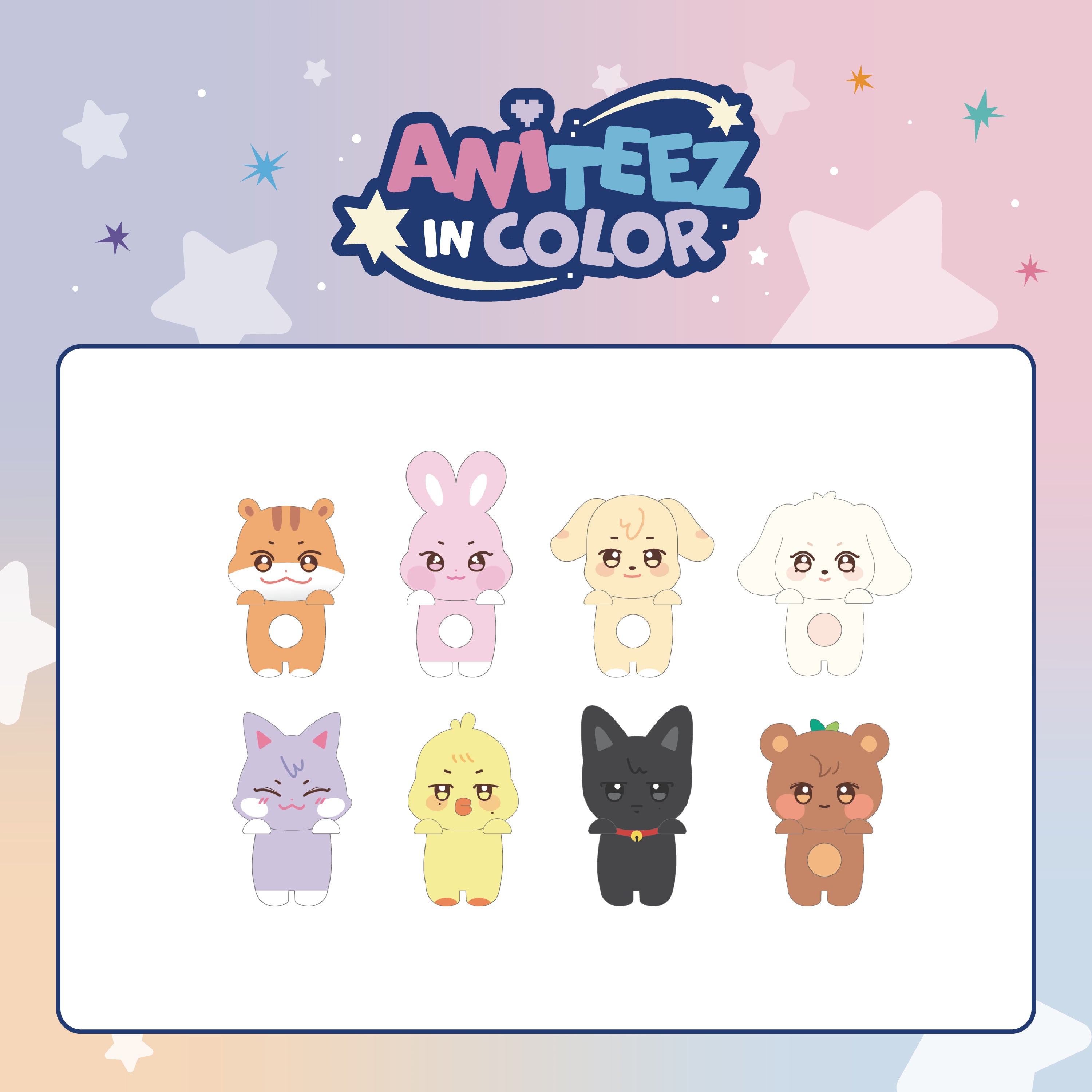 ATEEZ X ANITEEZ POP-UP STORE [ANITEEZ IN COLOR] OFFICIAL MD - 12. MINI DECO FIGURE (PRE-ORDER)