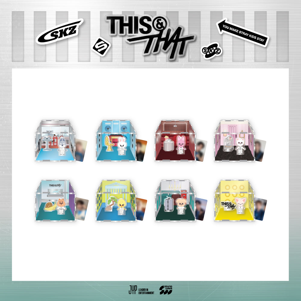 STRAY KIDS [THIS & THAT] POP-UP STORE OFFICIAL MD - 14. SZOO ACRYLIC CONTAINER BOX (WEEK 1) (PRE-ORDER)