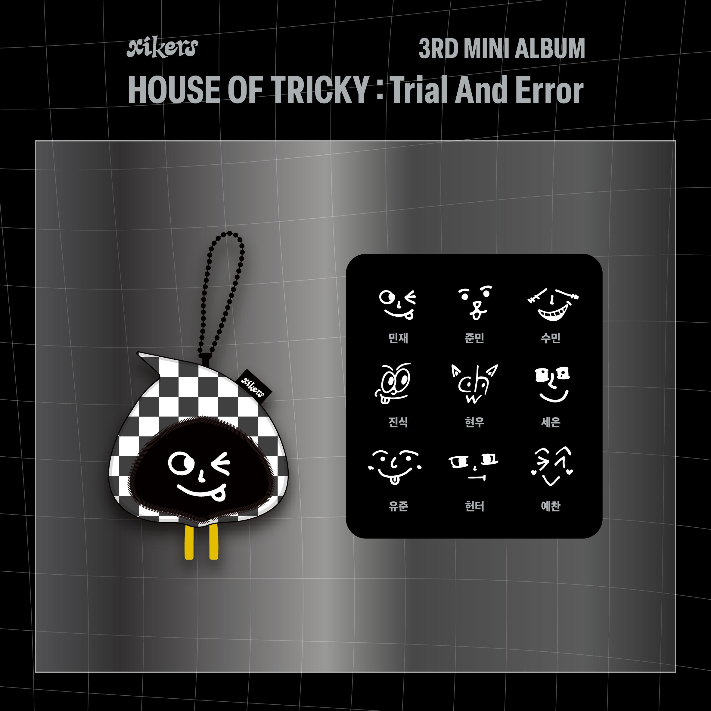 XIKERS [HOUSE OF TRICKY : TRIAL AND ERROR] OFFICIAL MD - 01. TRICKY FACE KEYRING