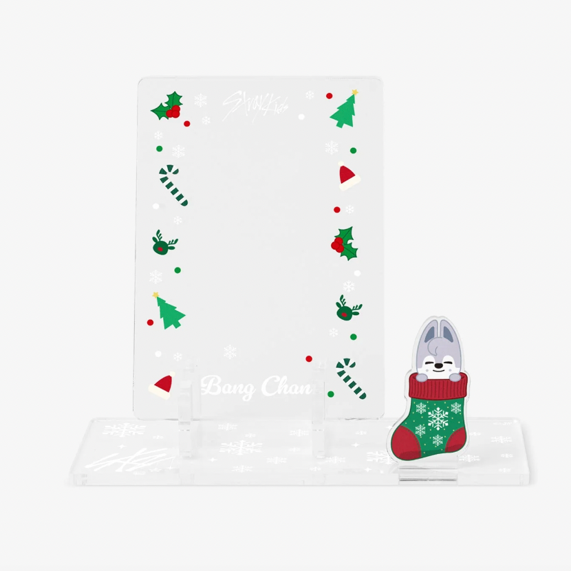 STRAY KIDS XMAS POPUP STORE 2023 OFFICIAL MD - 08. ACRYLIC PHOTOCARD FRAME