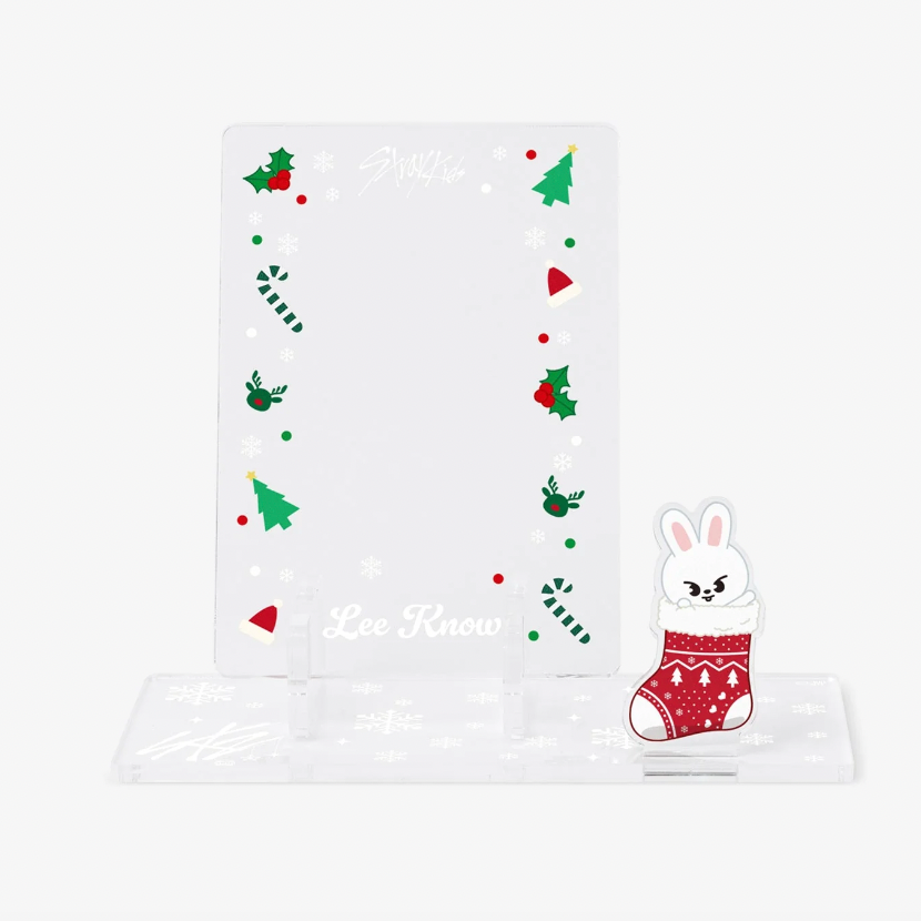 STRAY KIDS XMAS POPUP STORE 2023 OFFICIAL MD - 08. ACRYLIC PHOTOCARD FRAME