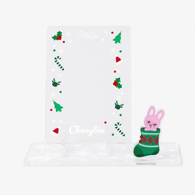 STRAY KIDS XMAS POPUP STORE 2023 OFFICIAL MD - 08. ACRYLIC PHOTOCARD FRAME