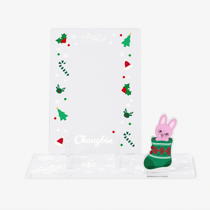 STRAY KIDS XMAS POPUP STORE 2023 OFFICIAL MD - 08. ACRYLIC PHOTOCARD FRAME