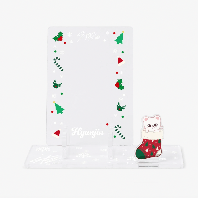 STRAY KIDS XMAS POPUP STORE 2023 OFFICIAL MD - 08. ACRYLIC PHOTOCARD FRAME