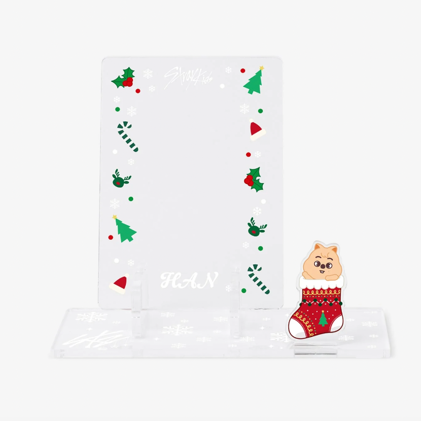 STRAY KIDS XMAS POPUP STORE 2023 OFFICIAL MD - 08. ACRYLIC PHOTOCARD FRAME
