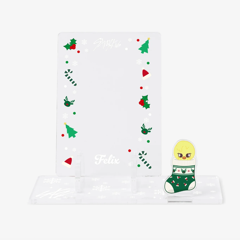 STRAY KIDS XMAS POPUP STORE 2023 OFFICIAL MD - 08. ACRYLIC PHOTOCARD FRAME