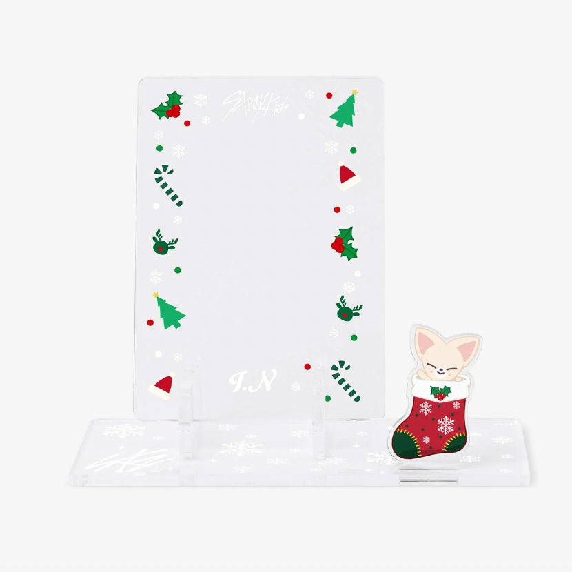 STRAY KIDS XMAS POPUP STORE 2023 OFFICIAL MD - 08. ACRYLIC PHOTOCARD FRAME