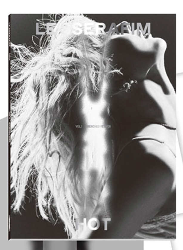 LE SSERAFIM 5TH MINI ALBUM - HOT + WITHMUU PHOTOCARD + GROUP PHOTOCARD (LD VER.)