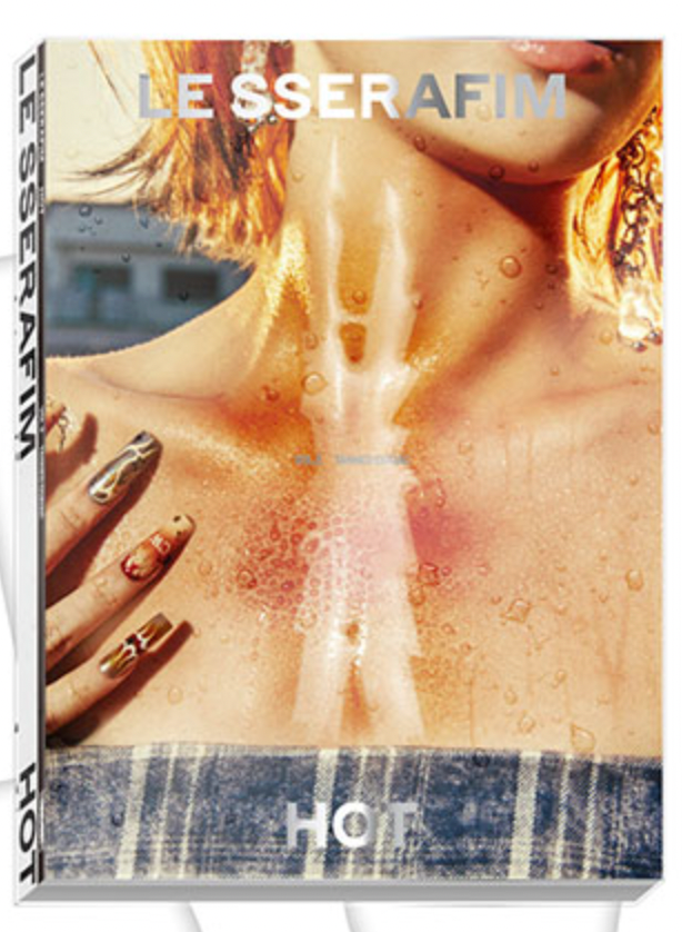 LE SSERAFIM 5TH MINI ALBUM - HOT + WITHMUU PHOTOCARD + GROUP PHOTOCARD (LD VER.)