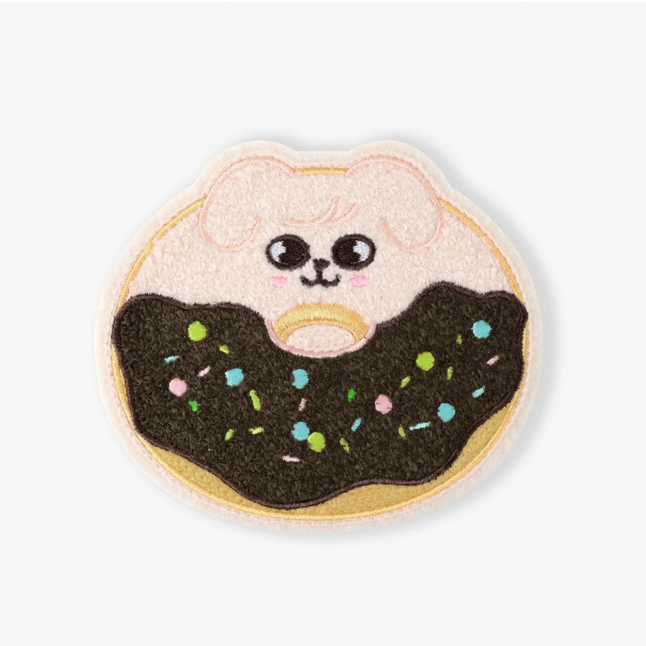 STRAY KIDS [SKZOO POPUP STORE 2025] OFFICIAL MD - 15. CHENILLE EMBROIDERY COASTER (PRE-ORDER)