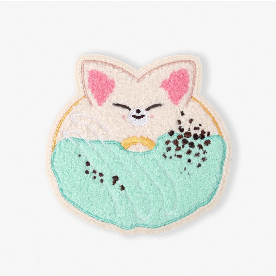 STRAY KIDS [SKZOO POPUP STORE 2025] OFFICIAL MD - 15. CHENILLE EMBROIDERY COASTER (PRE-ORDER)