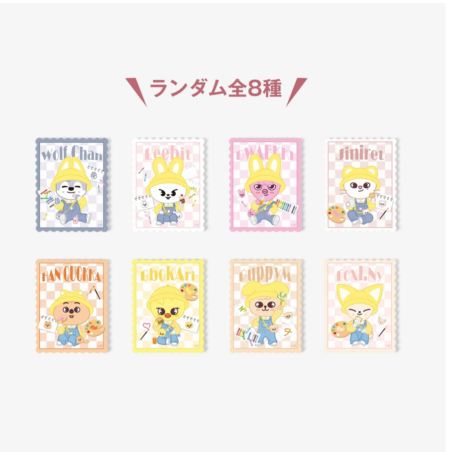 STRAY KIDS [SKZOO POPUP STORE 2025] OFFICIAL MD - 03. RANDOM ACRYLIC STICKER (PRE-ORDER)