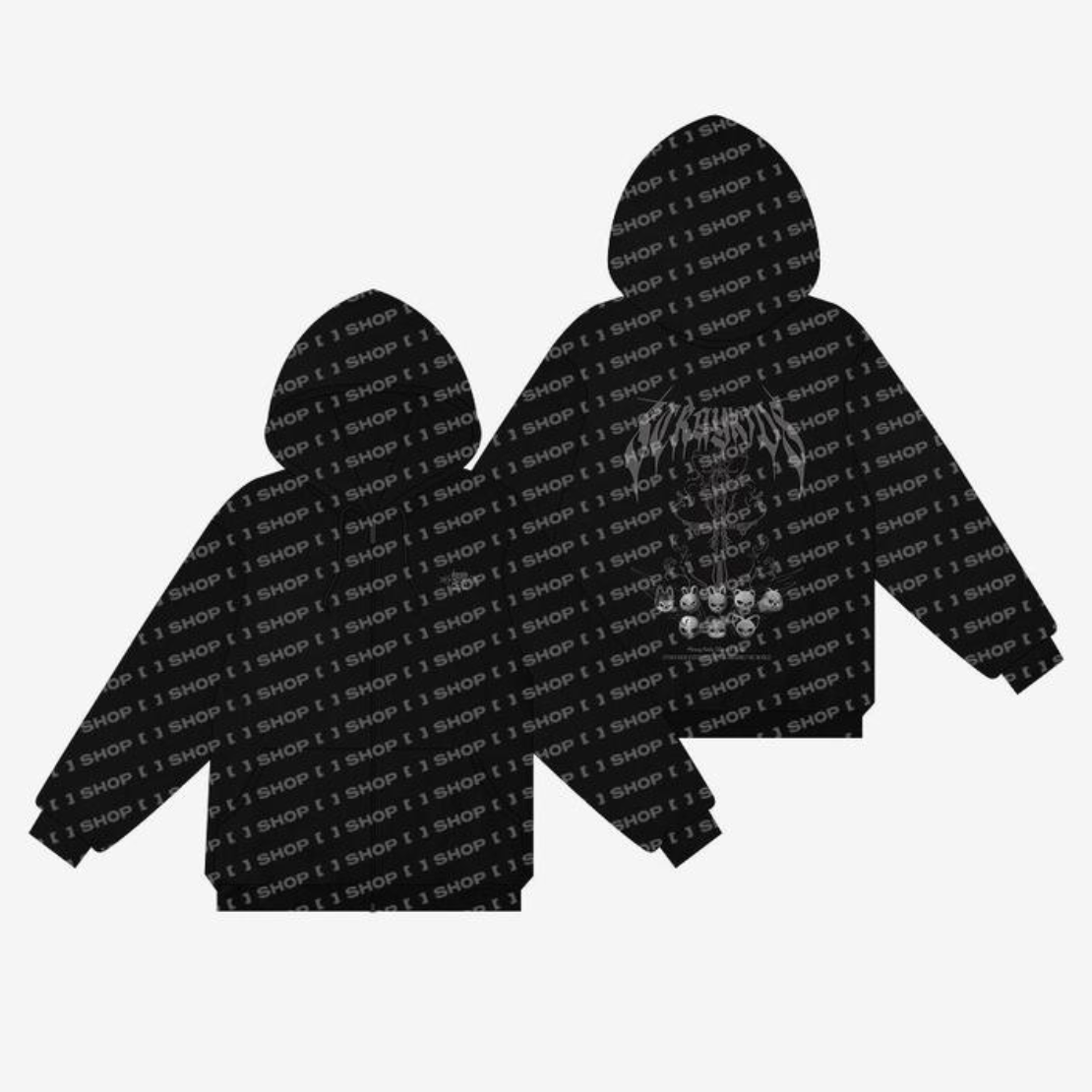 STRAY KIDS WORLD TOUR [DOMINATE] OFFICIAL MD - EVIL SKZOO HOOD ZIP-UP (PRE-ORDER)