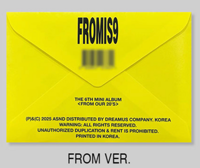 FROMIS_9 6TH MINI ALBUM - FROM OUR 20'S (POSTCARD VER.)