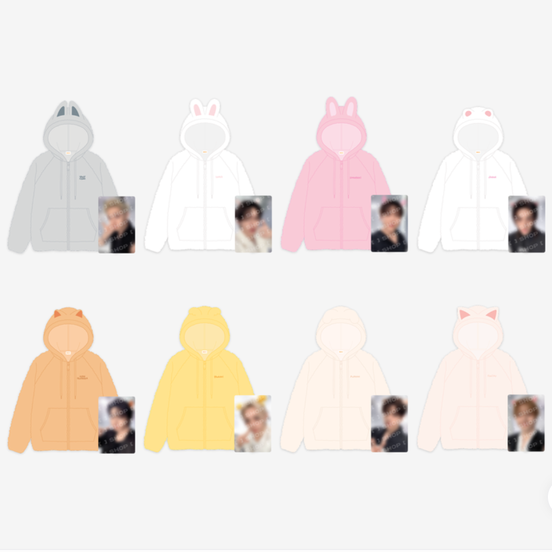 STRAY KIDS WORLD TOUR [RUN IT SEOUL] OFFICIAL MD - 15. SKZOO FLEECE HOOD ZIP-UP (PRE-ORDER)