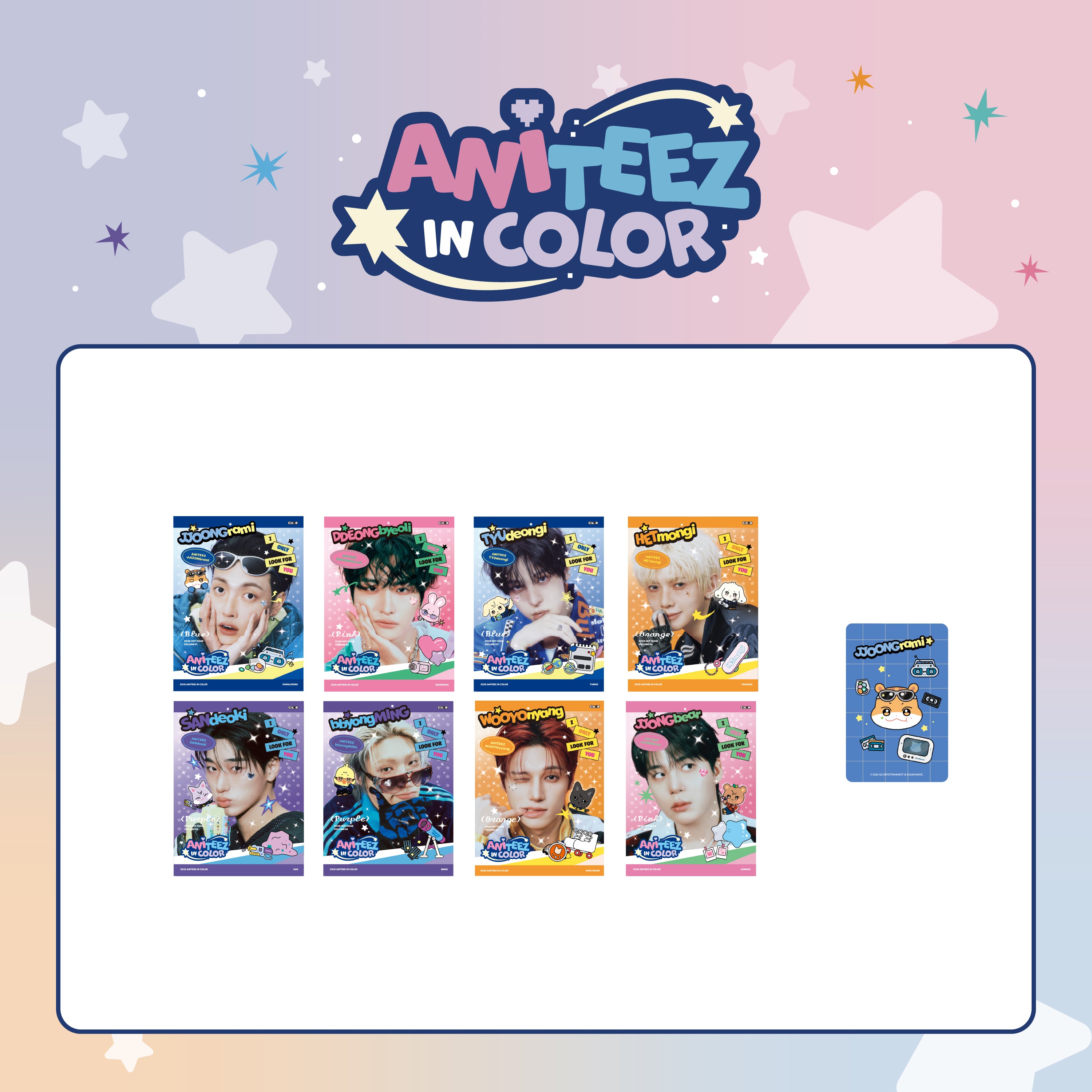 ATEEZ X ANITEEZ POP-UP STORE [ANITEEZ IN COLOR] OFFICIAL MD - 20. MINI PHOTOBOOK (PRE-ORDER)