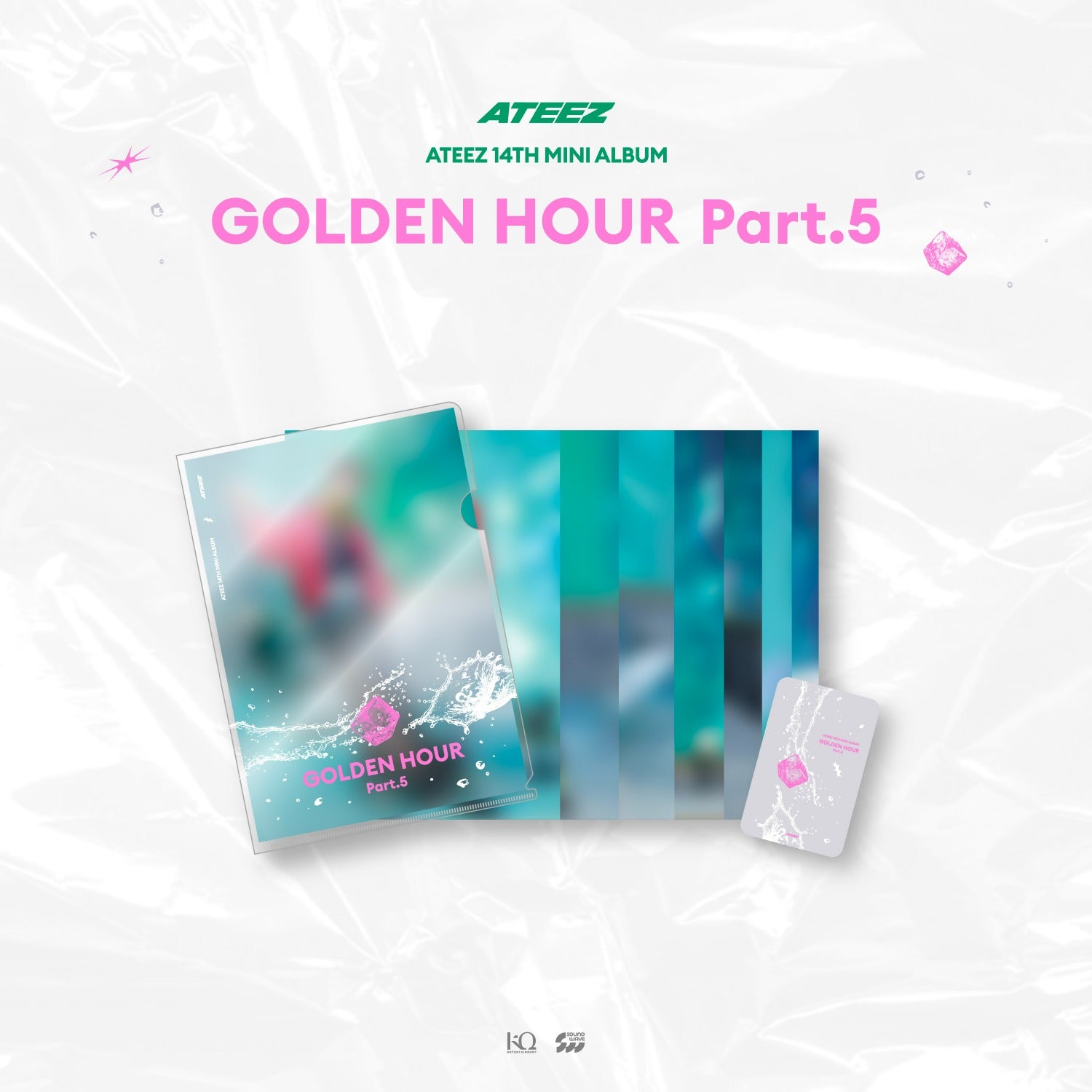 ATEEZ POP-UP STORE [GOLDEN HOUR : PART.5] OFFICIAL MD - 02. L-HOLDER PHOTO SET (PRE-ORDER)