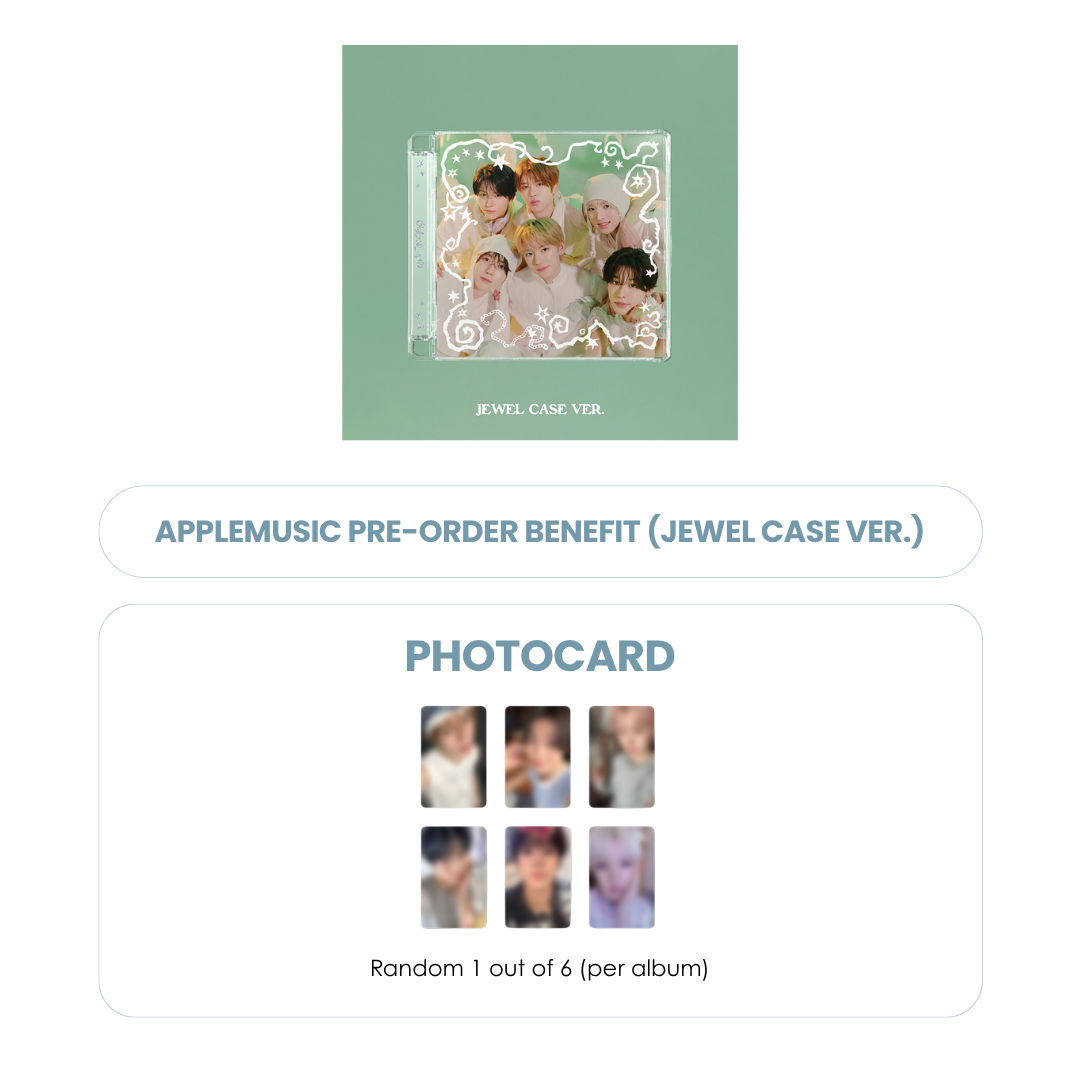 NCT WISH 1ST ALBUM - ODE TO LOVE (JEWEL CASE VER.) + APPLEMUSIC PHOTOCARD