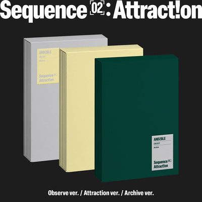 AND2BLE 2ND MINI ALBUM - SEQUENCE 02: ATTRACTION + WITHMUU PHOTOCARD (PRE-ORDER)