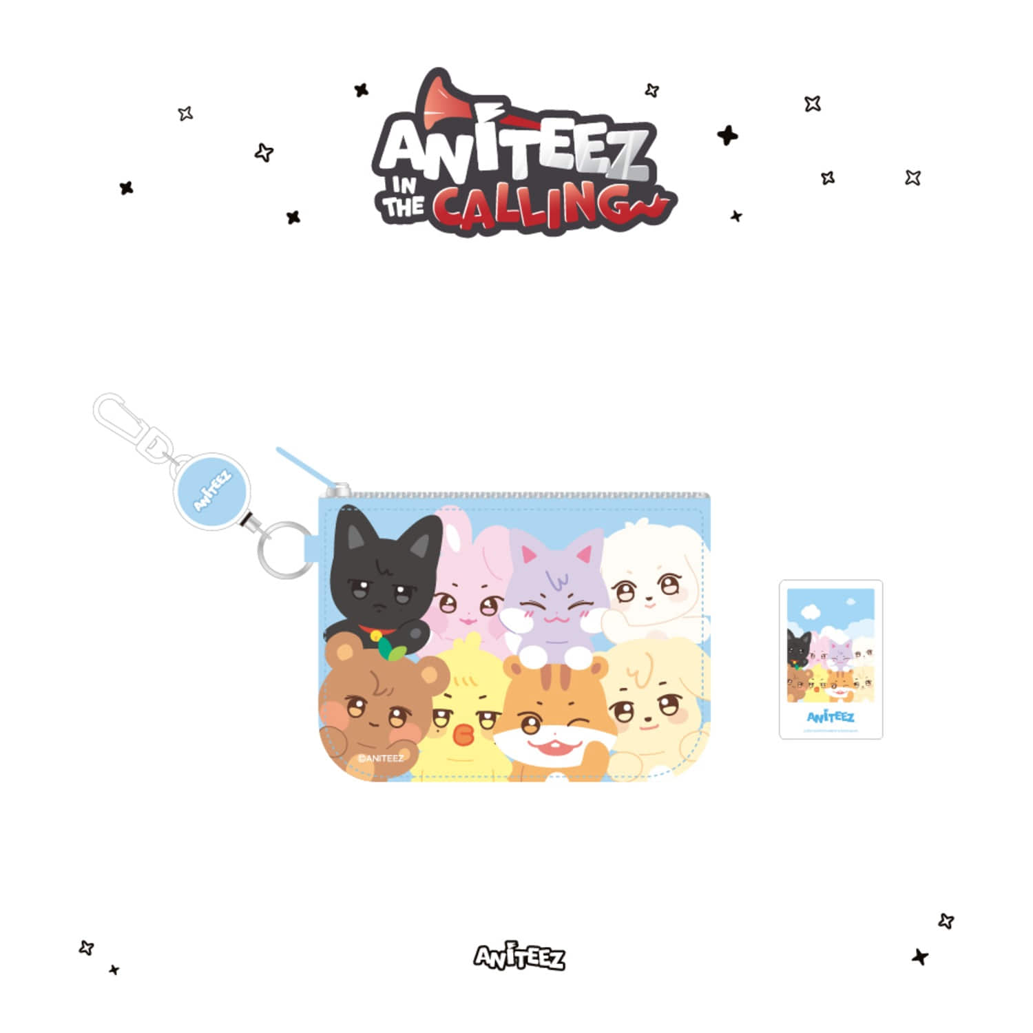 ATEEZ X ANITEEZ [ANITEEZ IN THE CALLING] OFFICIAL MD - 26. REEL PASS CASE (PRE-ORDER)
