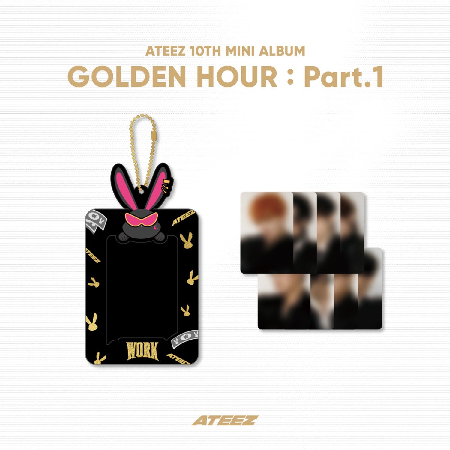 ATEEZ [GOLDEN HOUR : PART.1] OFFICIAL MD - 05. PHOTOCARD HOLDER SET