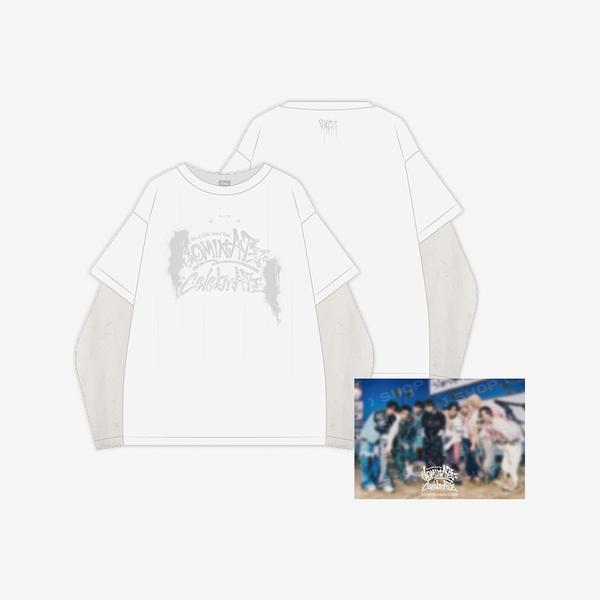 STRAY KIDS WORLD TOUR [dominATE : celebrATE] POP-UP OFFICIAL MD - 18. LAYERED LONG SLEEVE (PRE-ORDER)