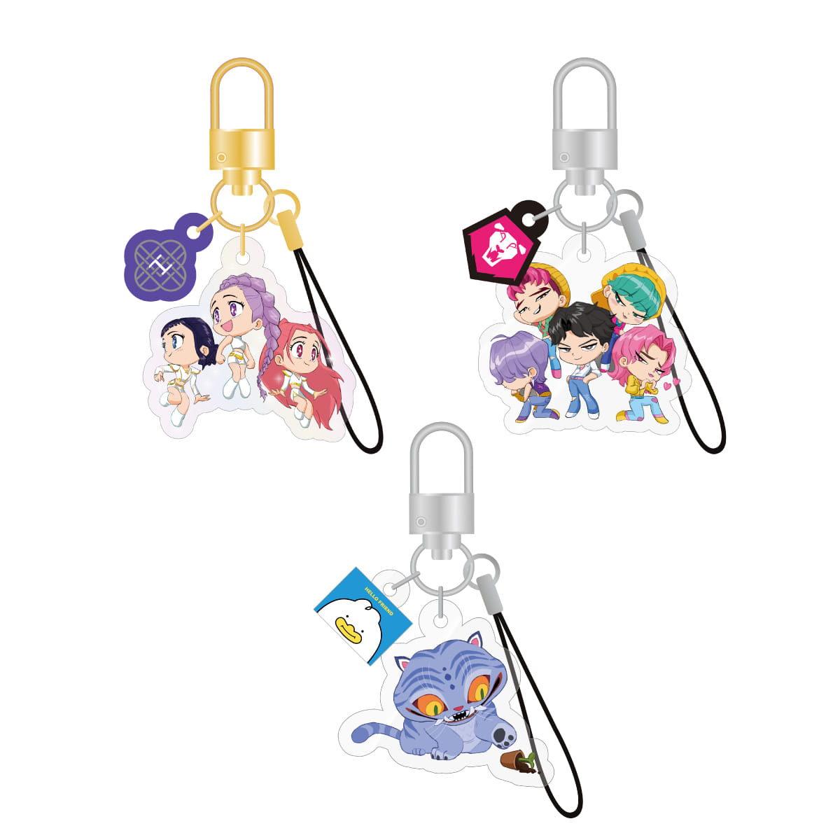 KPOP DEMON HUNTERS OFFICIAL LIGHT STICK KEYRING CHARM (PRE-ORDER)