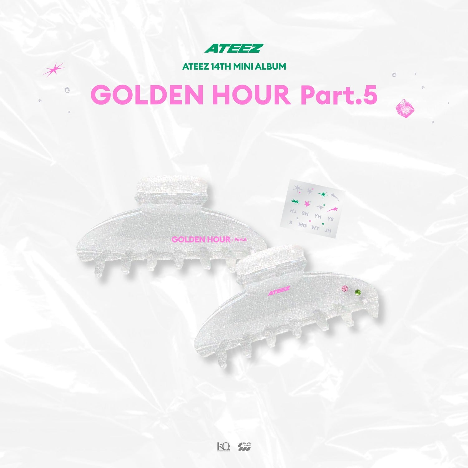 ATEEZ POP-UP STORE [GOLDEN HOUR : PART.5] OFFICIAL MD - 09. HAIR CLIP (PRE-ORDER)