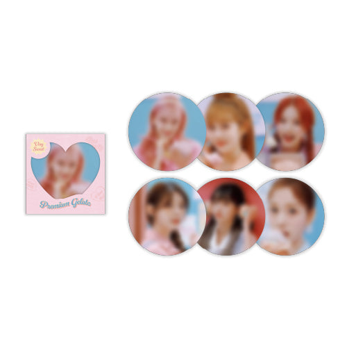 STAYC 2ND FANMEETING [SWITH GELATO FACTORY] OFFICIAL MD - 07. PAPER COASTER SET