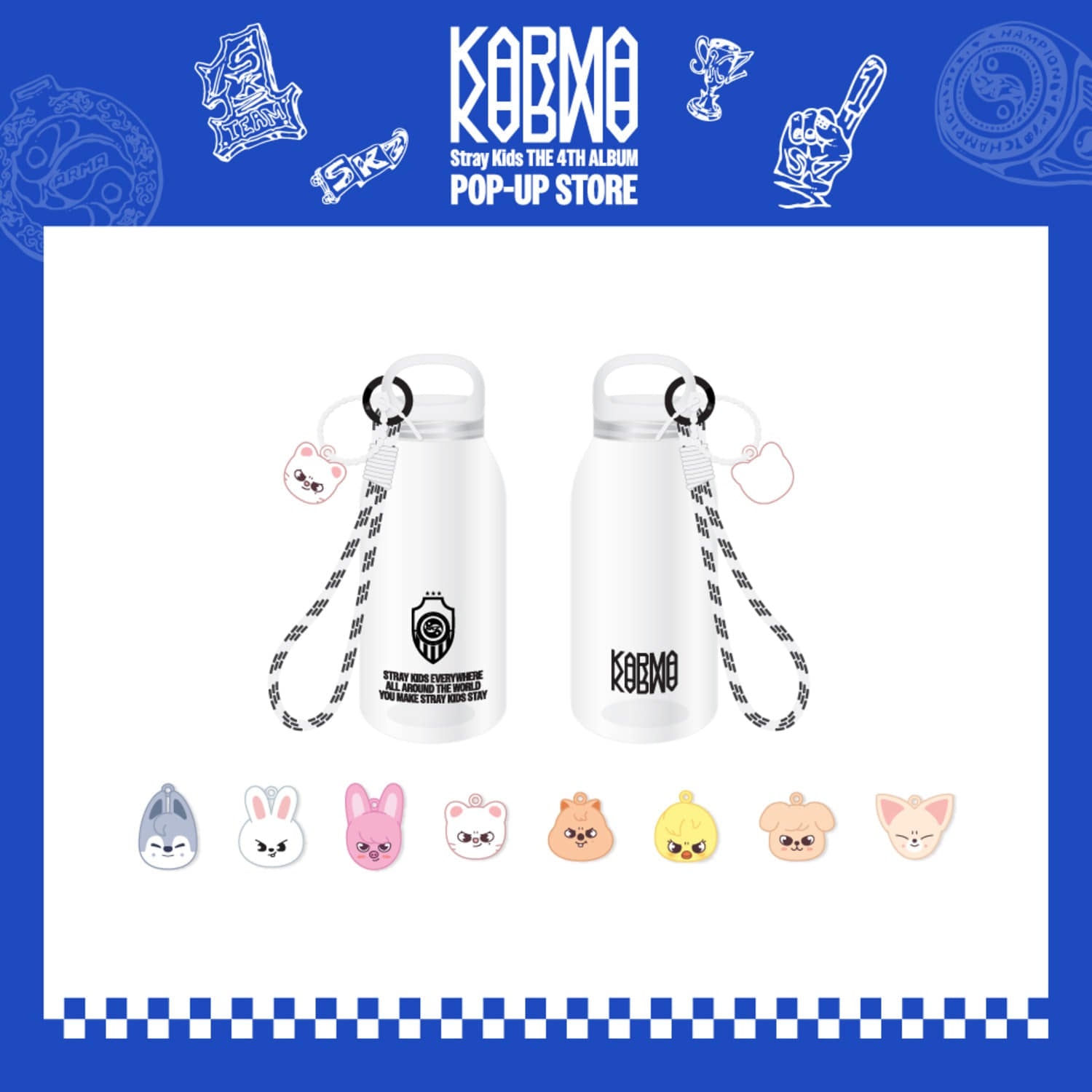 STRAY KIDS POP-UP STORE [KARMA] OFFICIAL MD - 09. SKZOO TUMBLER (PRE-ORDER)
