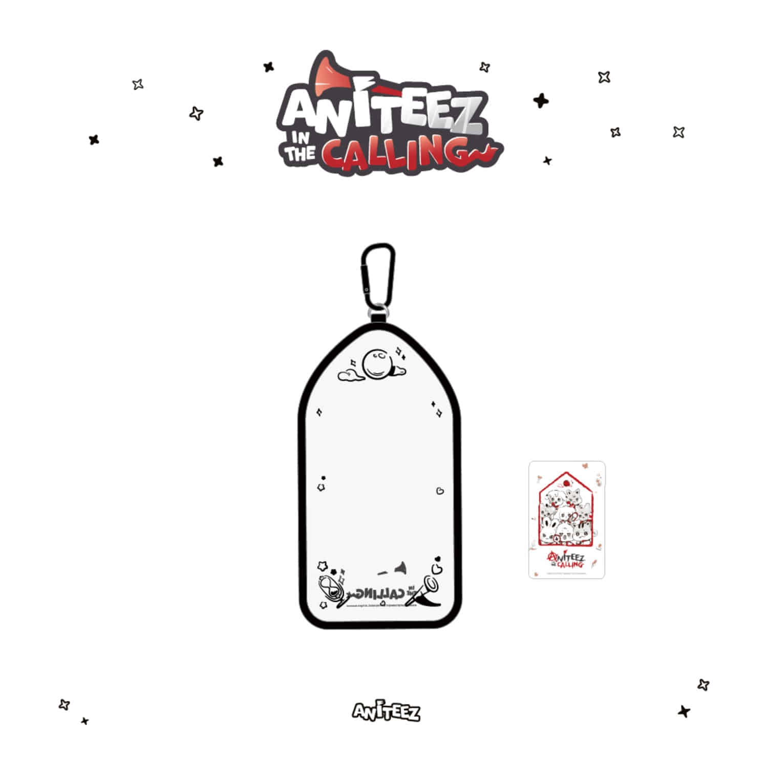 ATEEZ ポップアップ CALLING ショルダーバッグ ANITEEZ Pre Order] Ateez - Aniteez In The Calling - Carry-On Bag