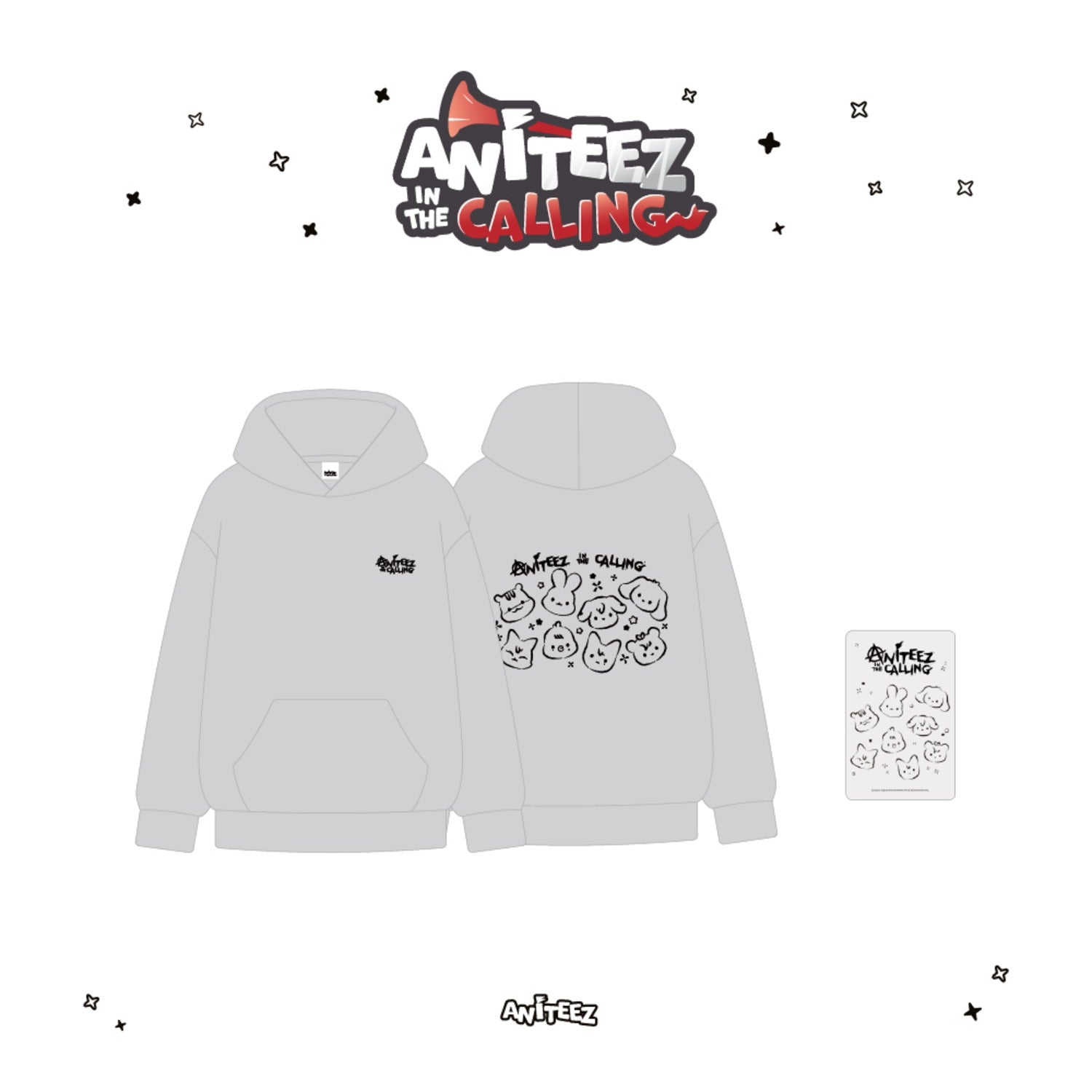 ATEEZ X ANITEEZ [ANITEEZ IN THE CALLING] OFFICIAL MD - 09. HOODIE (PRE-ORDER)