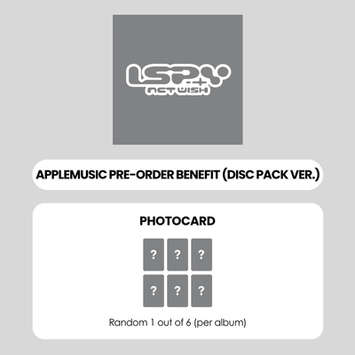 NCT WISH 4TH MINI ALBUM - I SPY (DISC PACK VER.) + APPLEMUSIC PHOTOCARD