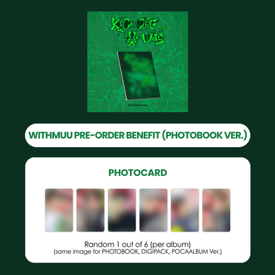KICKFLIP 5TH MINI ALBUM - KICK OFF THE WALL PT.1 (PHOTOBOOK VER.) + WITHMUU PHOTOCARD