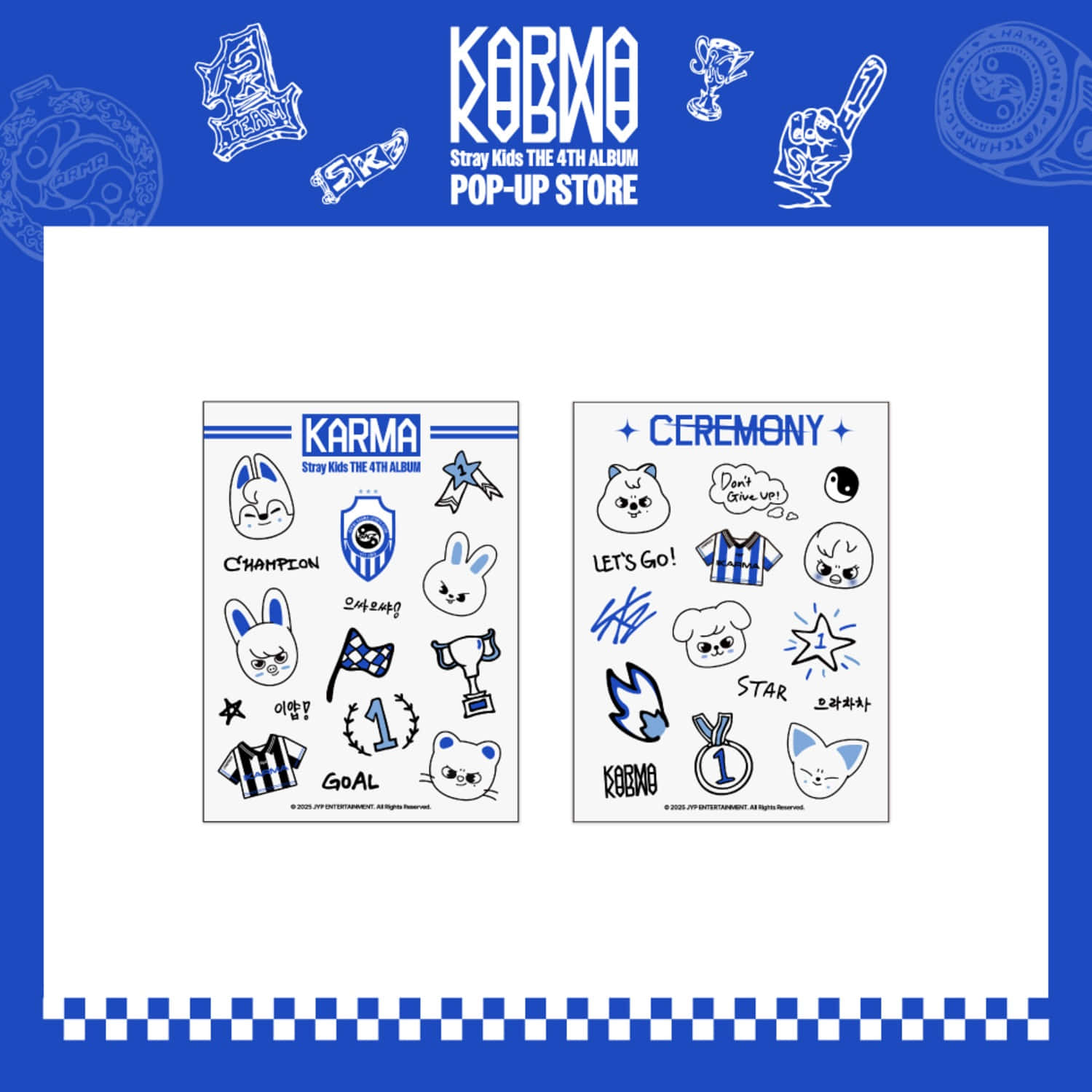 STRAY KIDS POP-UP STORE [KARMA] OFFICIAL MD - 10. TATTOO STICKER (PRE-ORDER)