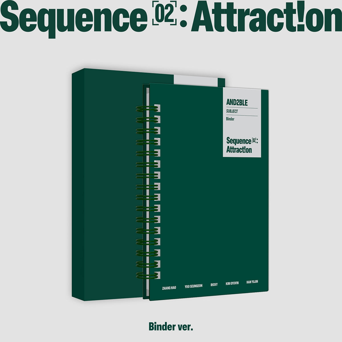 AND2BLE 2ND MINI ALBUM - SEQUENCE 02: ATTRACTION (BINDER VER.) (PRE-ORDER)