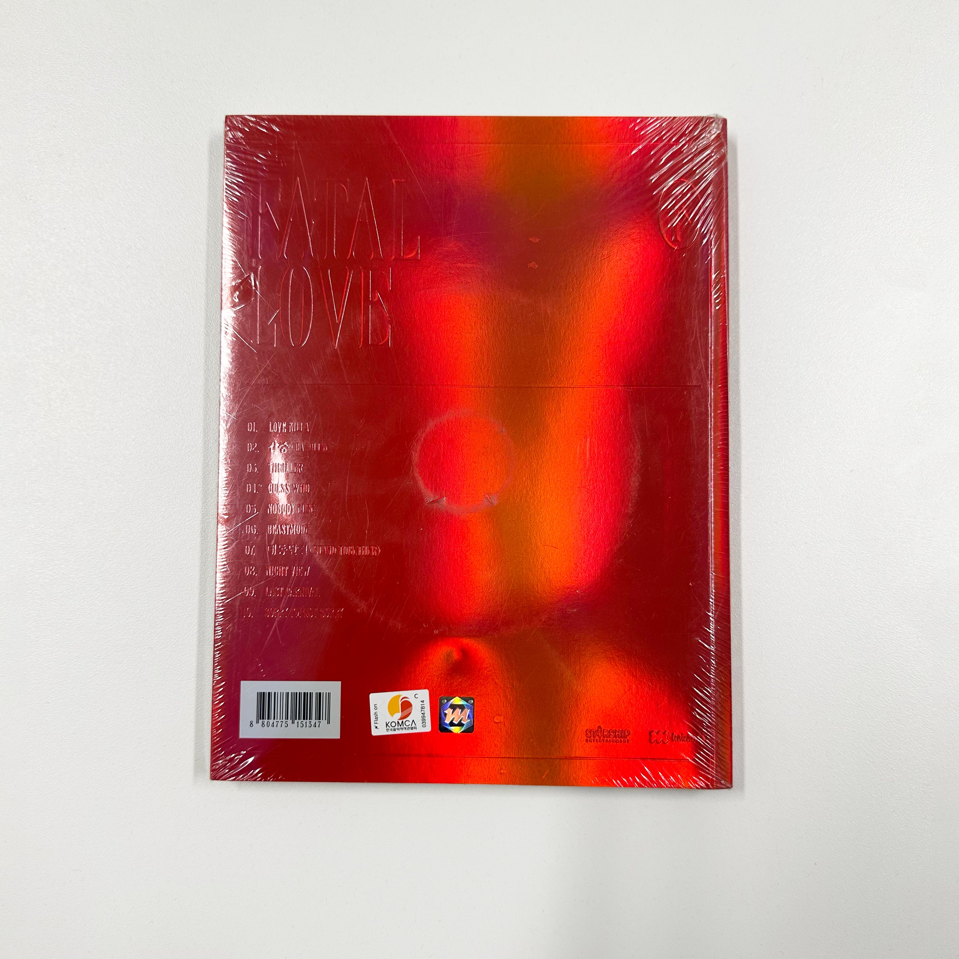 MONSTA X 3RD ALBUM - FATAL LOVE [SECOND CHANCE] - 01