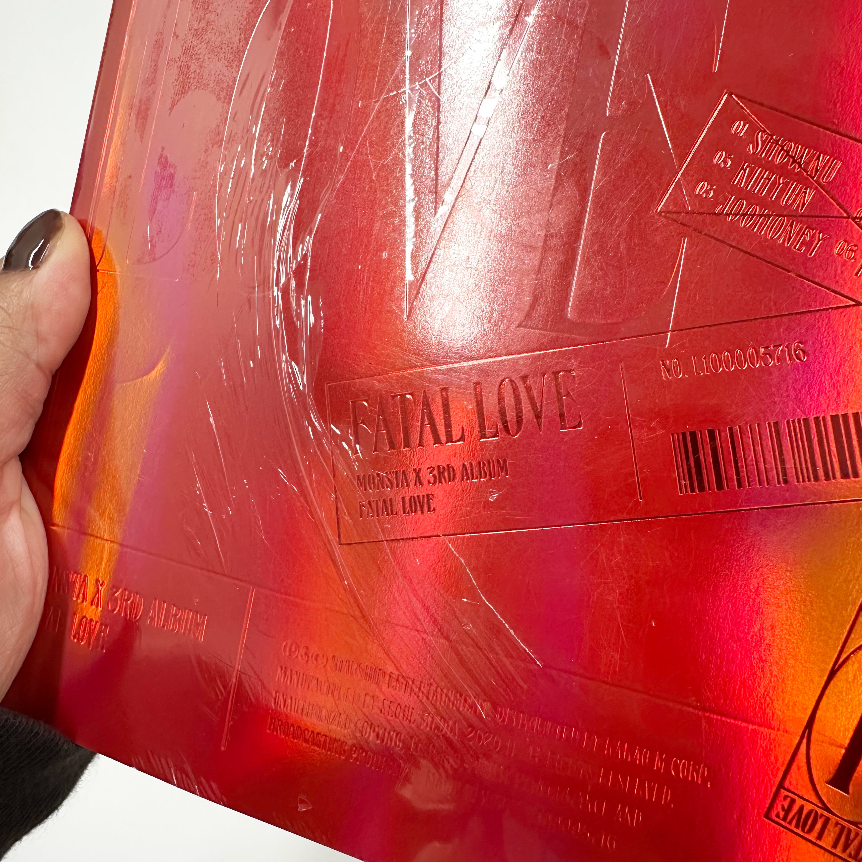 MONSTA X 3RD ALBUM - FATAL LOVE [SECOND CHANCE] - 01