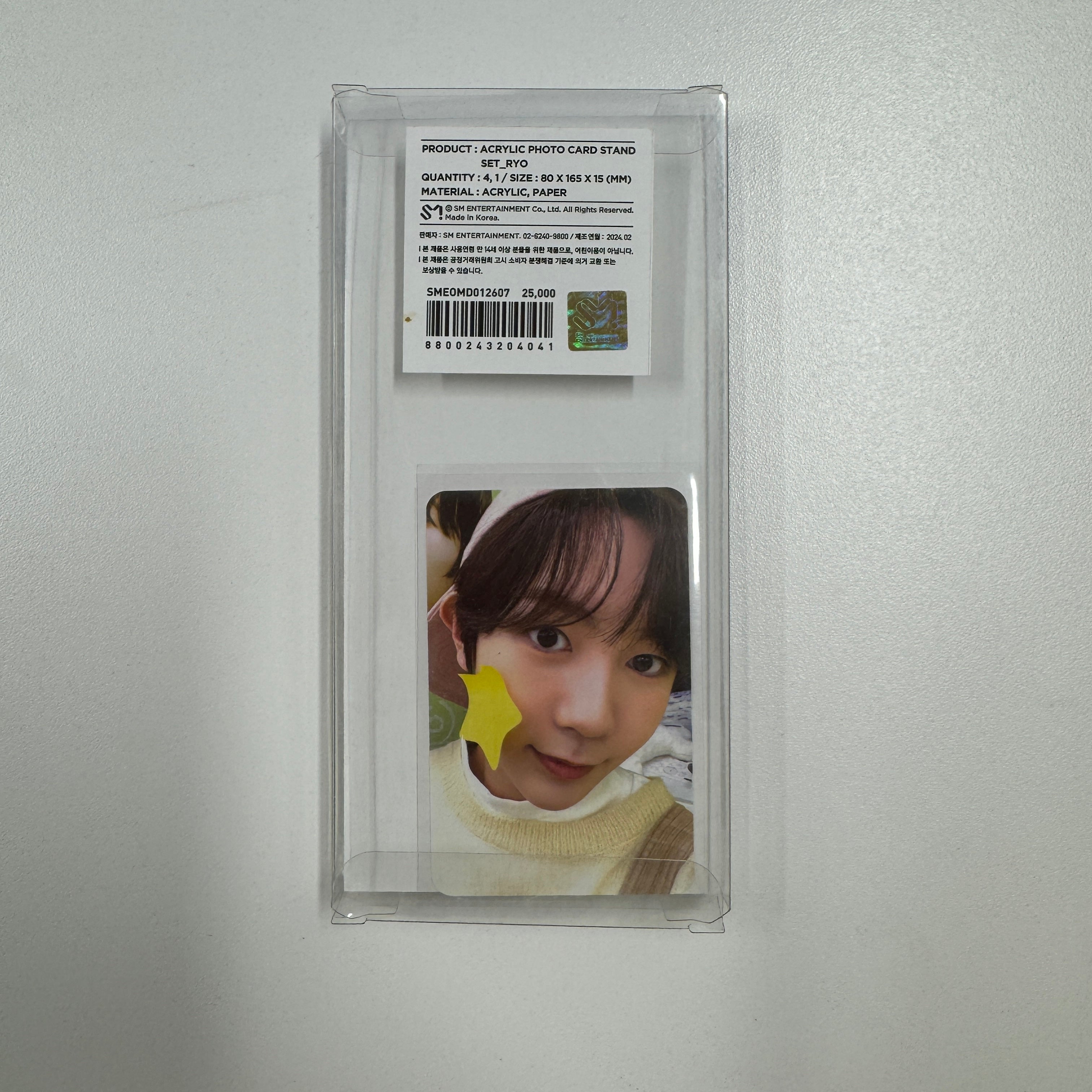 NCT WISH 2024 [WISH STATION] POP-UP 2ND OFFICIAL MD - 01. ACRYLIC STAND SET - [SECOND CHANCES] - 01