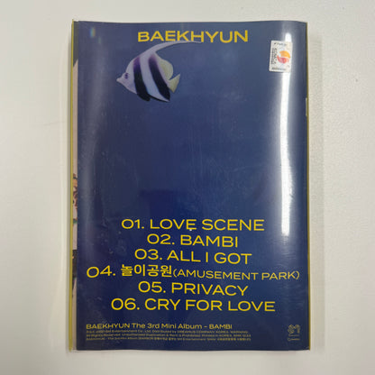BAEKHYUN 3RD MINI ALBUM - BAMBI (PHOTOBOOK VER.) - [SECOND CHANCES] - 01